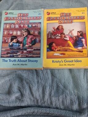 The Baby-Sitters Club Books #1 & #3 Original Print Date 1986